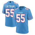 CAdoa T.Titans #55 JC Latham Player Light Blue 2026 Game Home Stitched Jerseys