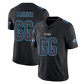 CAdoa T.Titans #66 Fernando Carmona Jr. Player Black Impact Limited Home Game Stitched Jerseys