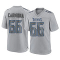 CAdoa T.Titans #66 Fernando Carmona Jr. Player Gray Atmosphere Fashion Home Game Stitched Jerseys