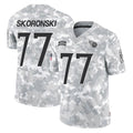 CAdoa T.Titans #77 Peter Skoronski Player Arctic Camo Limited Salute to Service Home Game Stitched Jerseys