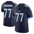 CAdoa T.Titans #77 Peter Skoronski Player Navy Limited Vapor Untouchable Home Game Stitched Jerseys