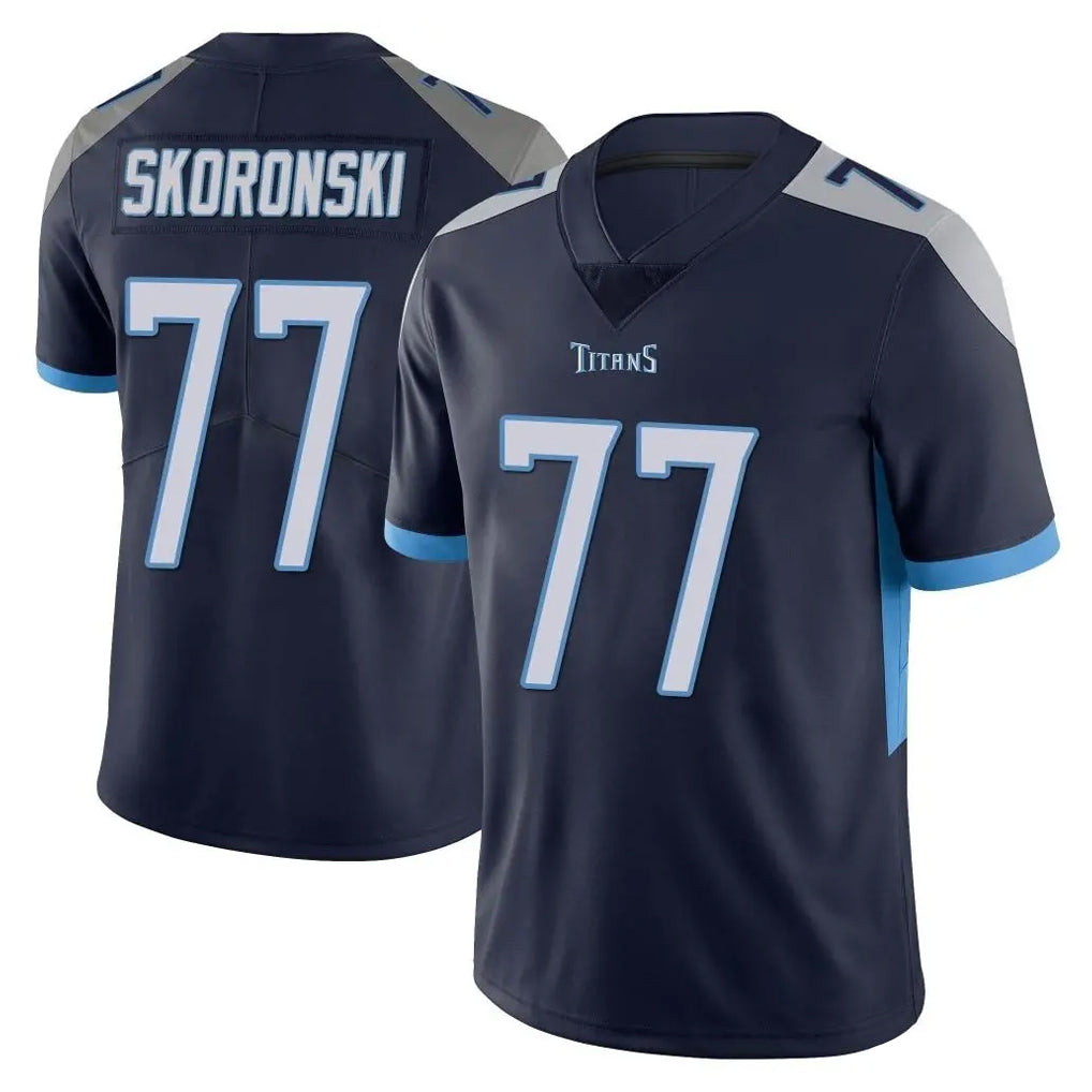 CAdoa T.Titans #77 Peter Skoronski Player Navy Limited Vapor Untouchable Home Game Stitched Jerseys