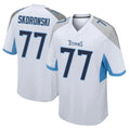 CAdoa T.Titans #77 Peter Skoronski Player White Home Game Stitched Jerseys