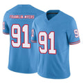 CAdoa T.Titans #91 John Franklin-Myers Player Light Blue Limited Vapor F.U.S.E. Home Game Stitched Jerseys