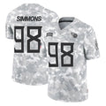 CAdoa T.Titans #98 Jeffery Simmons Player Arctic Camo Limited Salute to Service Home Game Stitched Jerseys