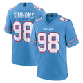 CAdoa T.Titans #98 Jeffery Simmons Player Light Blue 2026 Game Home Stitched Jerseys