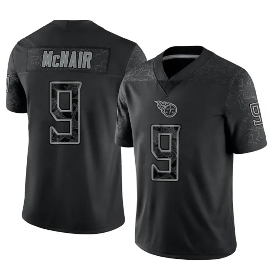 CAdoa T.Titans #9 Steve McNair Player Black RFLCTV Limited Stitched Jerseys