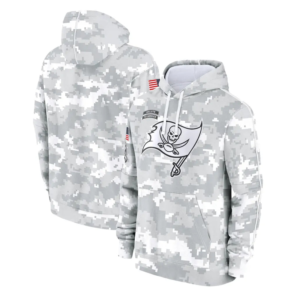 CAdoa TB.Buccaneers  Blank Player Arctic Camo Limited Salute to Service Pullover Hoodies Game Stitched Jerseys