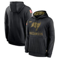 CAdoa TB.Buccaneers  Blank Player Black Salute to Service Sideline Performance Pullover Hoodies Home Game Stitched Jerseys