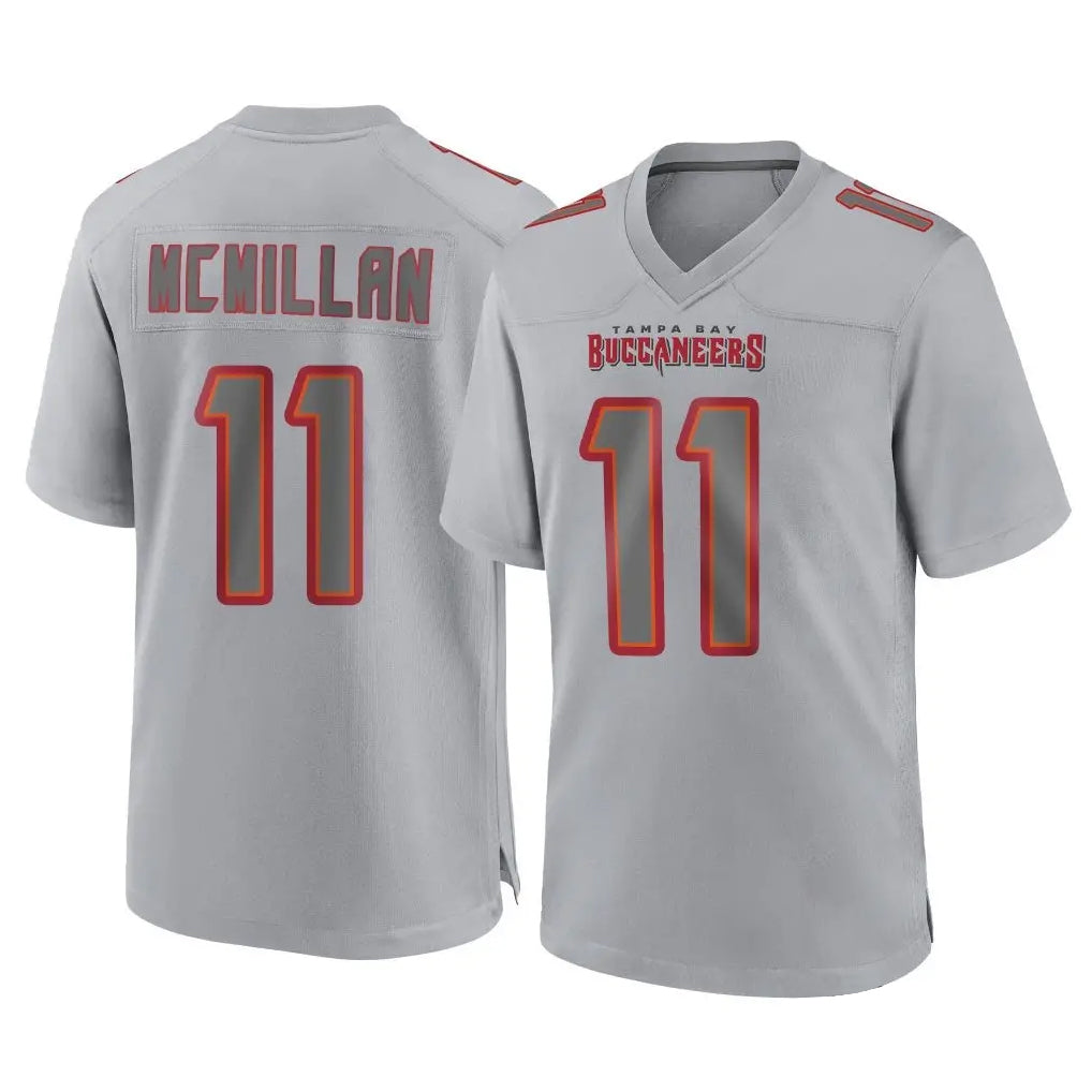 CAdoa TB.Buccaneers #11 Jalen McMillan Player Gray Atmosphere Fashion Home Game Stitched Jerseys