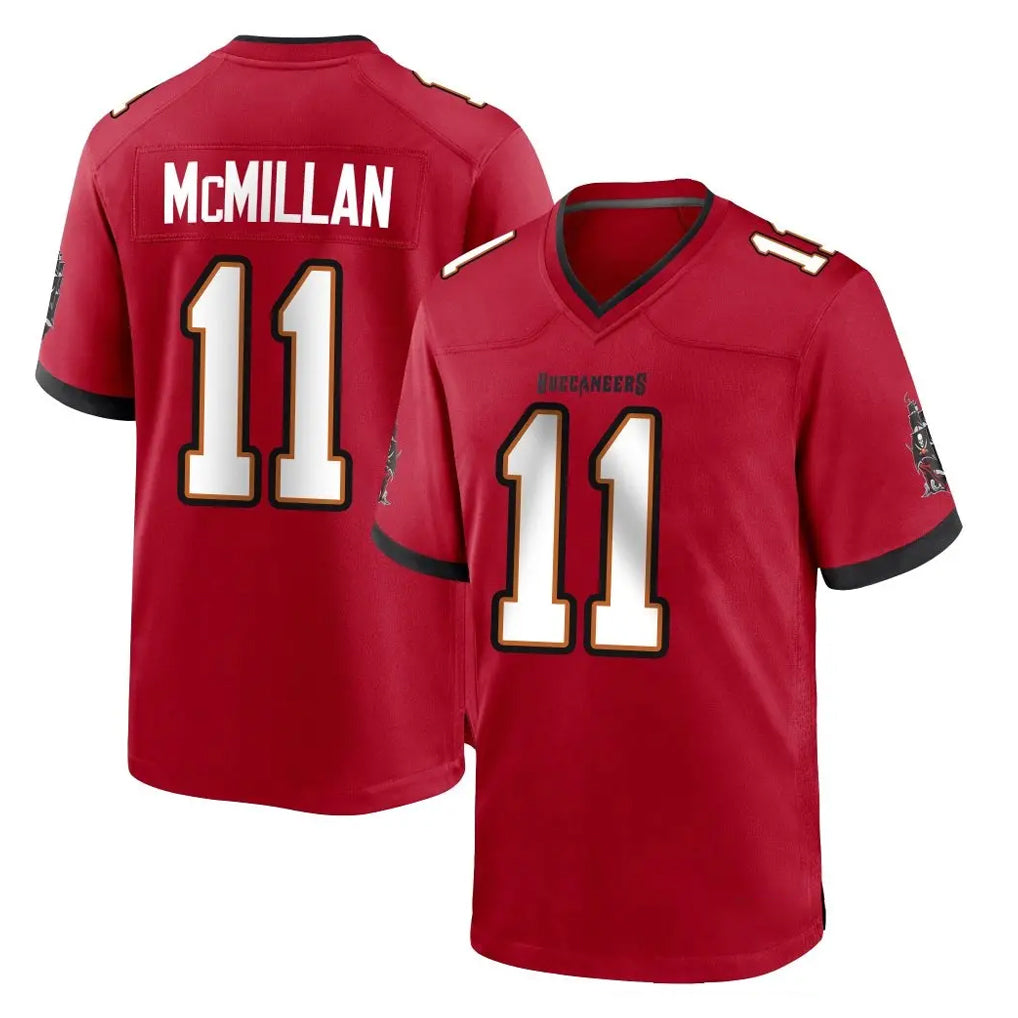 CAdoa TB.Buccaneers #11 Jalen McMillan Player Red Home Game Stitched Jerseys