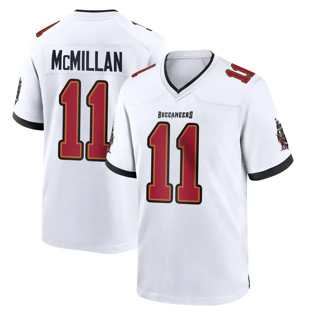 CAdoa TB.Buccaneers #11 Jalen McMillan Player White Home Game Stitched Jerseys