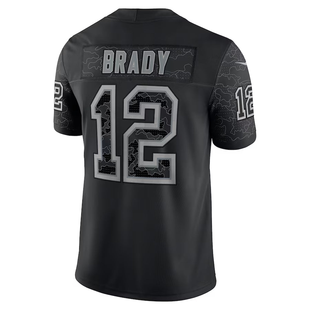 CAdoa TB.Buccaneers #12 Tom Brady Player Black RFLCTV Limited Stitched Jerseys