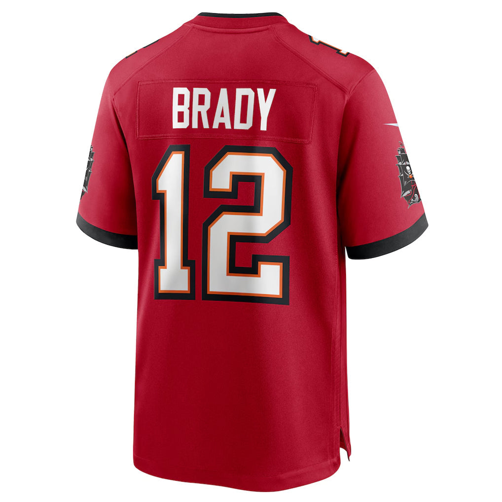 CAdoa TB.Buccaneers #12 Tom Brady Player Red Home Game Stitched Jerseys