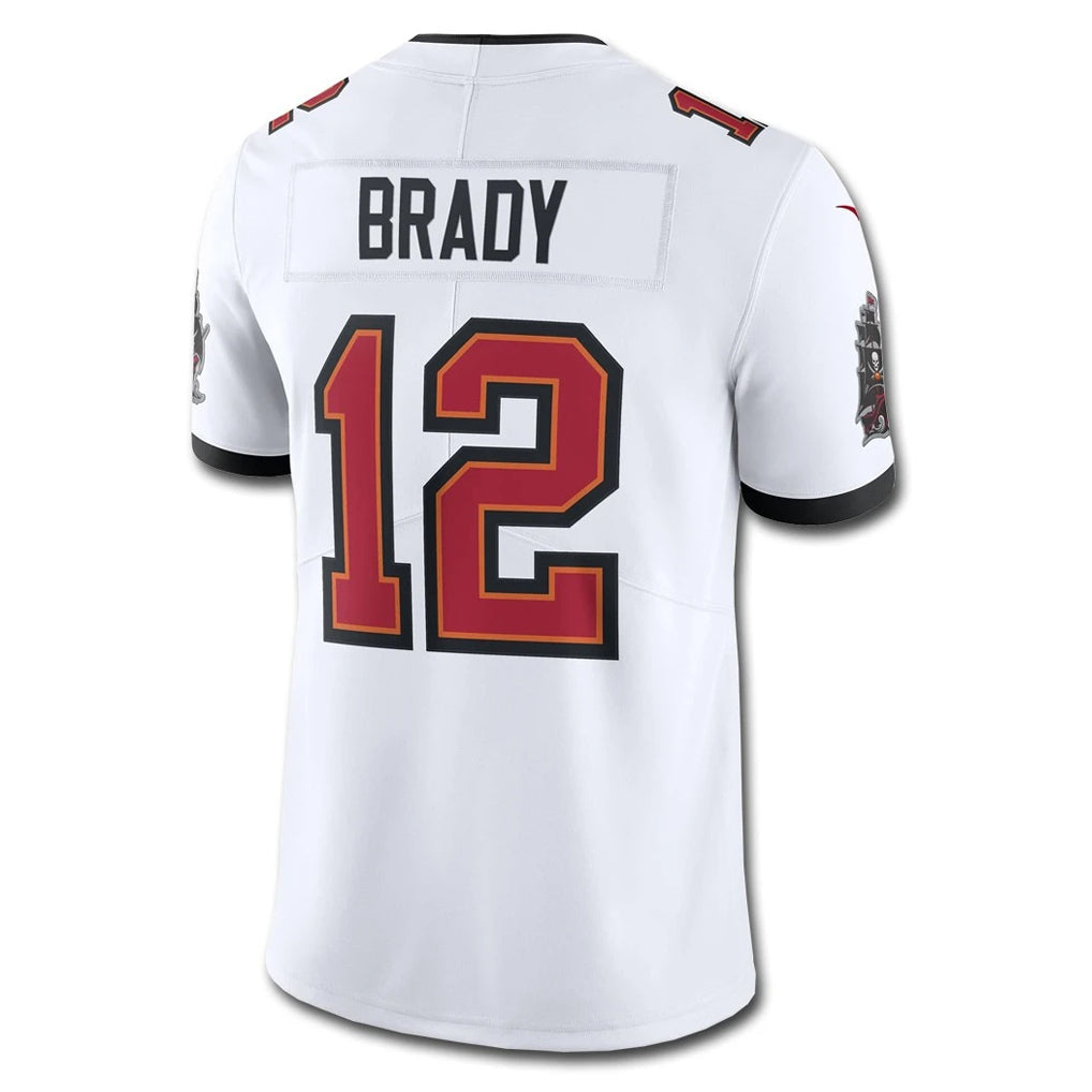 CAdoa TB.Buccaneers #12 Tom Brady Player White Vapor F.U.S.E. Limited Stitched Jerseys