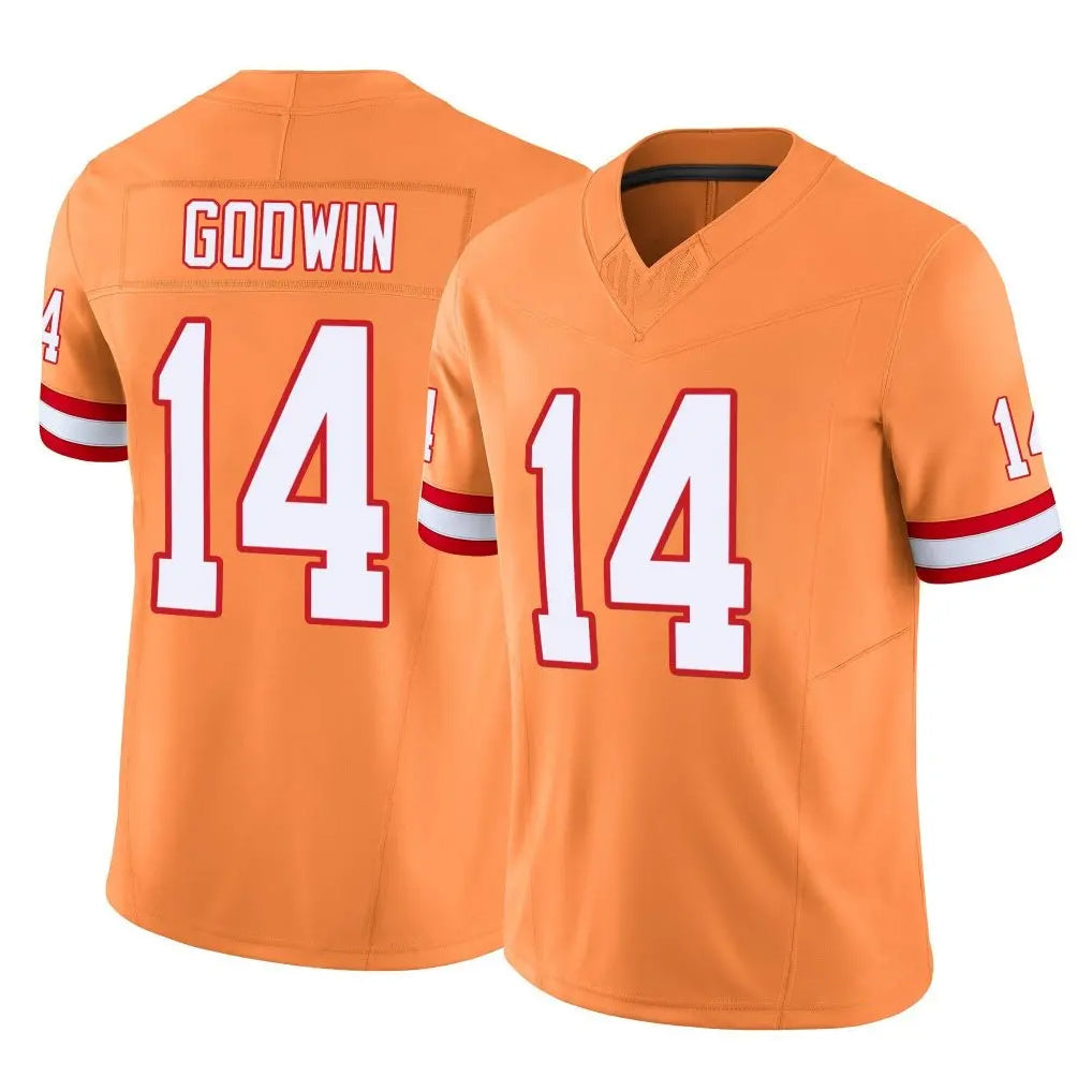 CAdoa TB.Buccaneers #14 Chris Godwin Jr. Player Orange Limited Vapor F.U.S.E. Home Game Stitched Jerseys