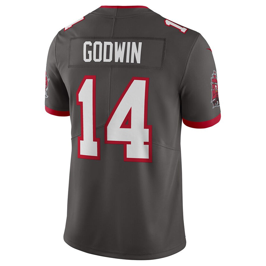 CAdoa TB.Buccaneers #14 Chris Godwin Jr. Player Pewter Vapor Limited Stitched Jerseys