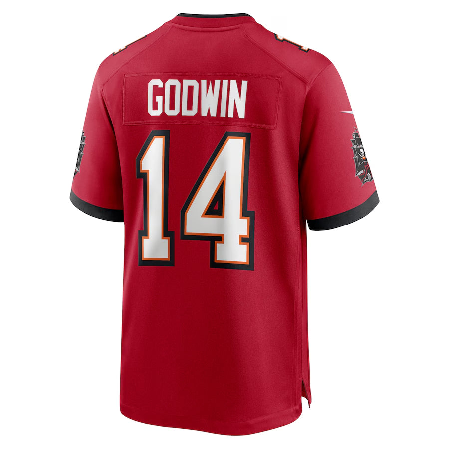 CAdoa TB.Buccaneers #14 Chris Godwin Jr. Player Red Game Home Stitched Jerseys