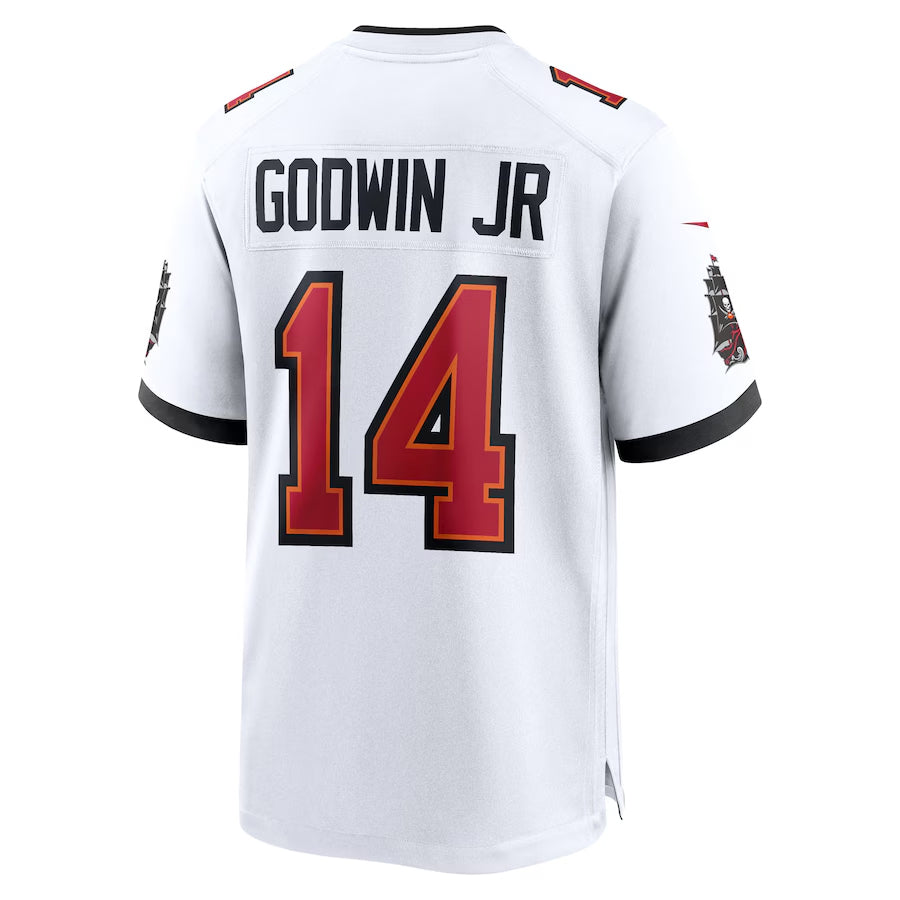 CAdoa TB.Buccaneers #14 Chris Godwin Jr. Player White Game Home Stitched Jerseys