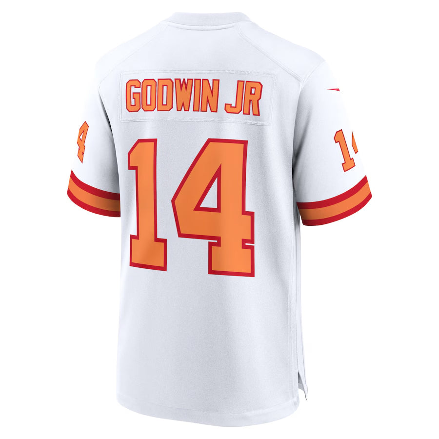 CAdoa TB.Buccaneers #14 Chris Godwin Jr. Player White Home Game Stitched Jerseys