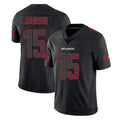 CAdoa TB.Buccaneers #15 Tez Johnson Player Black Impact Limited Home Game Stitched Jerseys