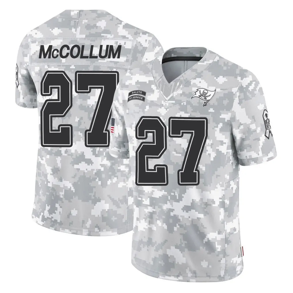 CAdoa TB.Buccaneers #27 Zyon McCollum Player Arctic Camo Limited Salute To Service Home Game Stitched Jerseys