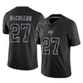 CAdoa TB.Buccaneers #27 Zyon McCollum Player Black Reflective Limited Home Game Stitched Jerseys