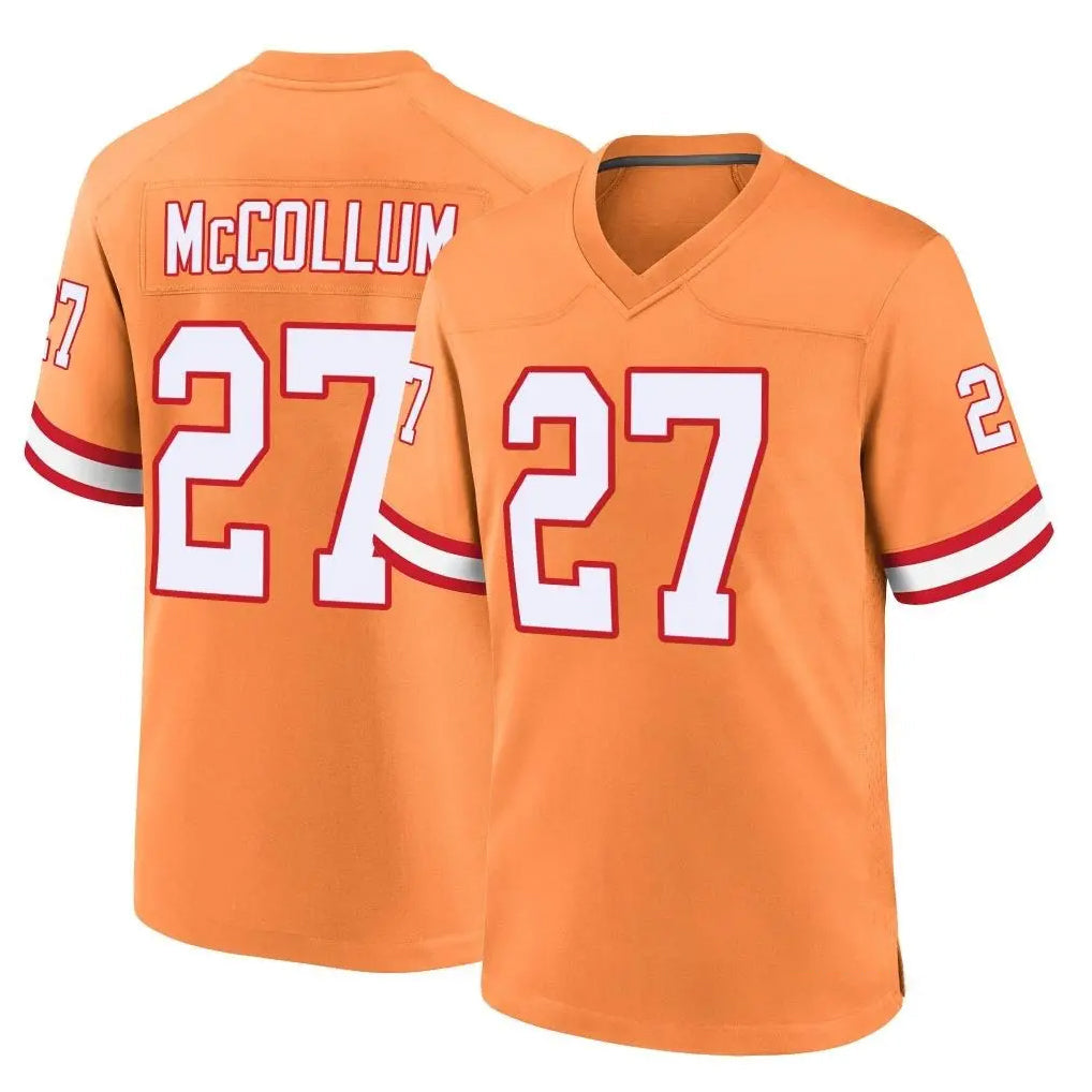 CAdoa TB.Buccaneers #27 Zyon McCollum Player Orange Throwback Home Game Stitched Jerseys