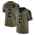 CAdoa TB.Buccaneers #2 Emeka Egbuka Player Olive Salute To Service Limited Game Stitched Jerseys