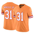 CAdoa TB.Buccaneers #31 Antoine Winfield Jr. Player Orange Limited Vapor F.U.S.E. Home Game Stitched Jerseys
