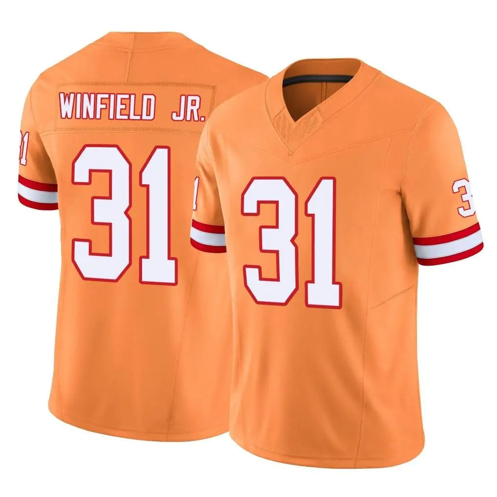 CAdoa TB.Buccaneers #31 Antoine Winfield Jr. Player Orange Limited Vapor F.U.S.E. Home Game Stitched Jerseys