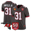CAdoa TB.Buccaneers #31 Antoine Winfield Jr. Player Pewter Limited 2026 Season Vapor F.U.S.E. Home Game Stitched Jerseys