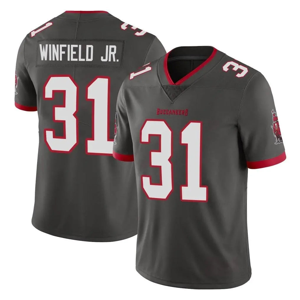 CAdoa TB.Buccaneers #31 Antoine Winfield Jr. Player Pewter Limited Alternate Vapor Home Game Stitched Jerseys