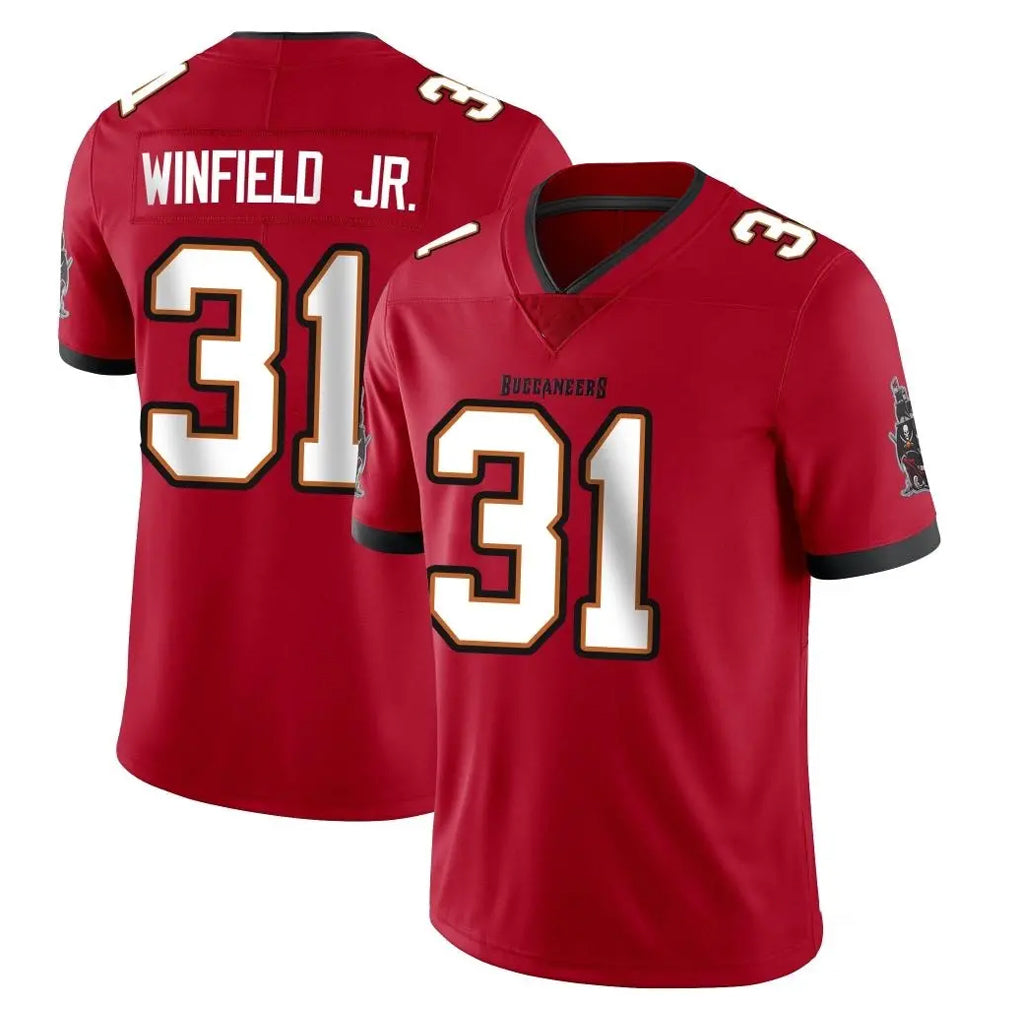 CAdoa TB.Buccaneers #31 Antoine Winfield Jr. Player Red Limited Vapor F.U.S.E. Home Game Stitched Jerseys