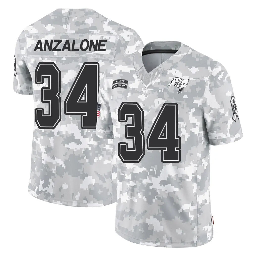 CAdoa TB.Buccaneers #34 Alex Anzalone Player Arctic Camo Limited Salute To Service Home Game Stitched Jerseys
