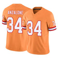 CAdoa TB.Buccaneers #34 Alex Anzalone Player Orange Limited Vapor F.U.S.E. Home Game Stitched Jerseys