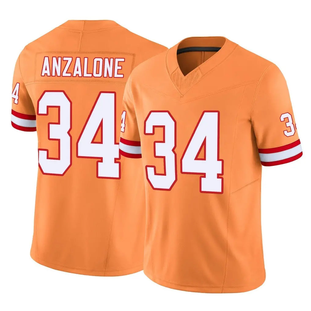 CAdoa TB.Buccaneers #34 Alex Anzalone Player Orange Limited Vapor F.U.S.E. Home Game Stitched Jerseys
