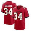 CAdoa TB.Buccaneers #34 Alex Anzalone Player Red Home Game Stitched Jerseys