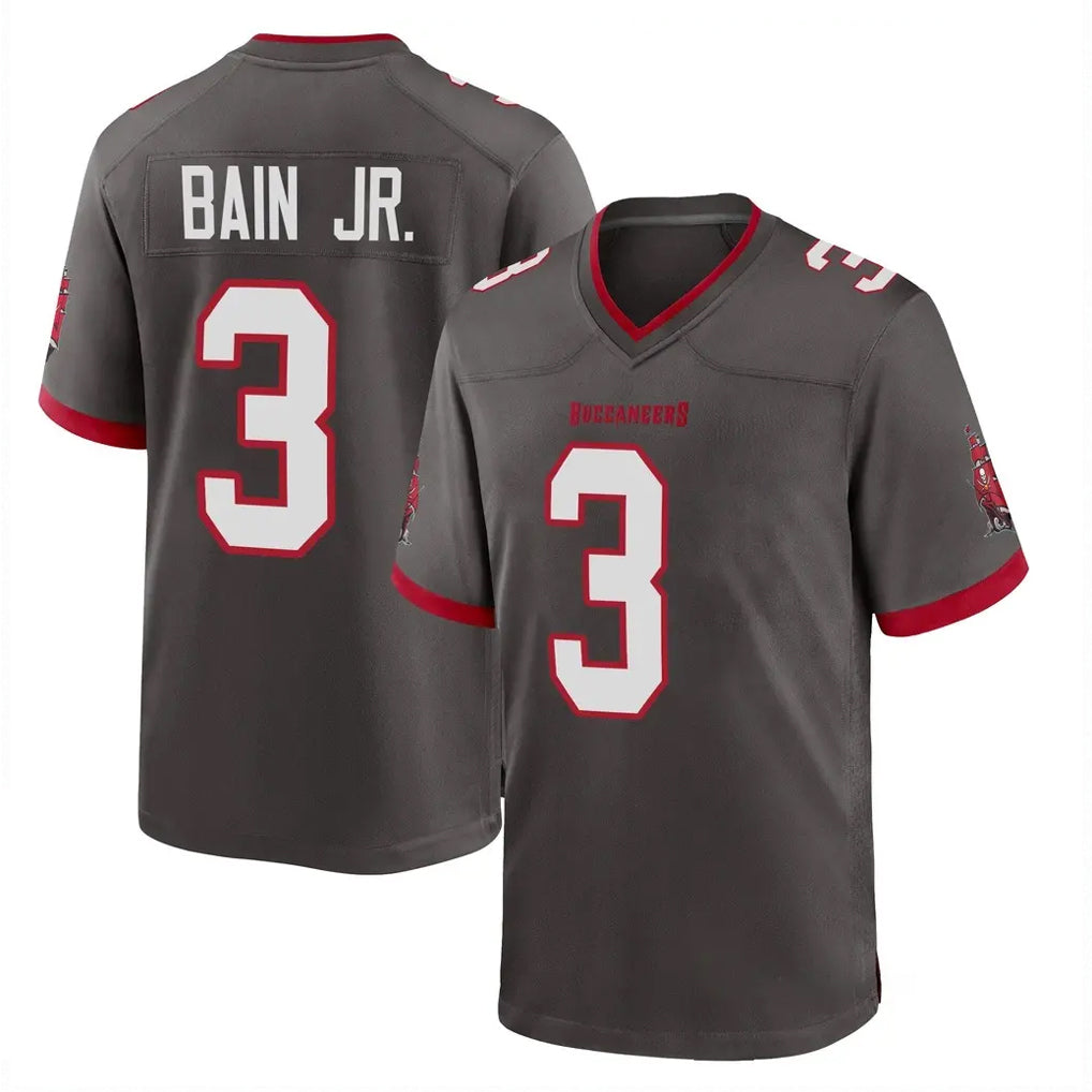CAdoa TB.Buccaneers #3 Rueben Bain Jr. Player Pewter Alternate Home Game Stitched Jerseys