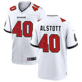 CAdoa TB.Buccaneers #40 Mike Alstott Player White Home Game Stitched Jerseys