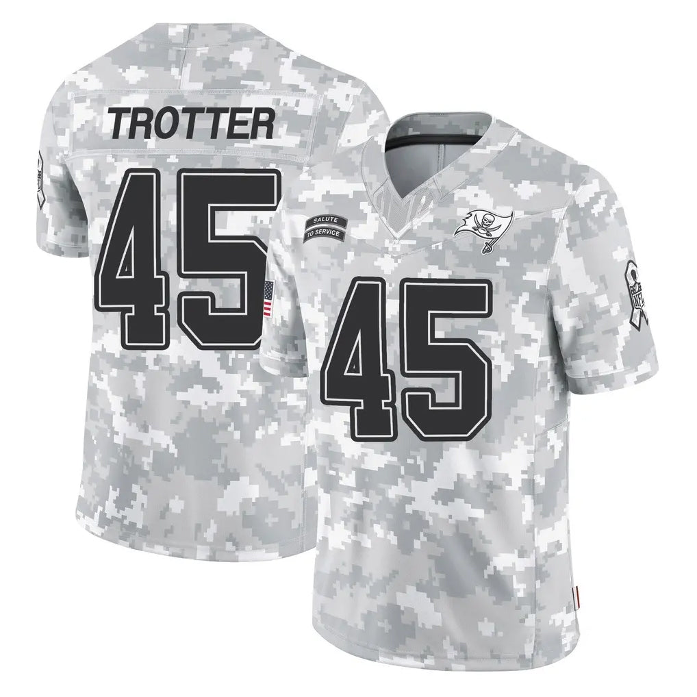 CAdoa TB.Buccaneers #45 Josiah Trotter Player Arctic Camo Limited Salute To Service Home Game Stitched Jerseys