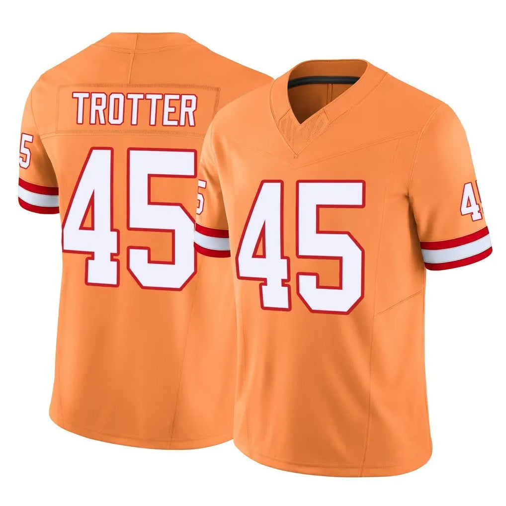 CAdoa TB.Buccaneers #45 Josiah Trotter Player Orange Limited Vapor F.U.S.E. Home Game Stitched Jerseys