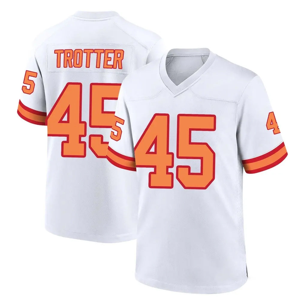 CAdoa TB.Buccaneers #45 Josiah Trotter Player White '76 Home Game Stitched Jerseys