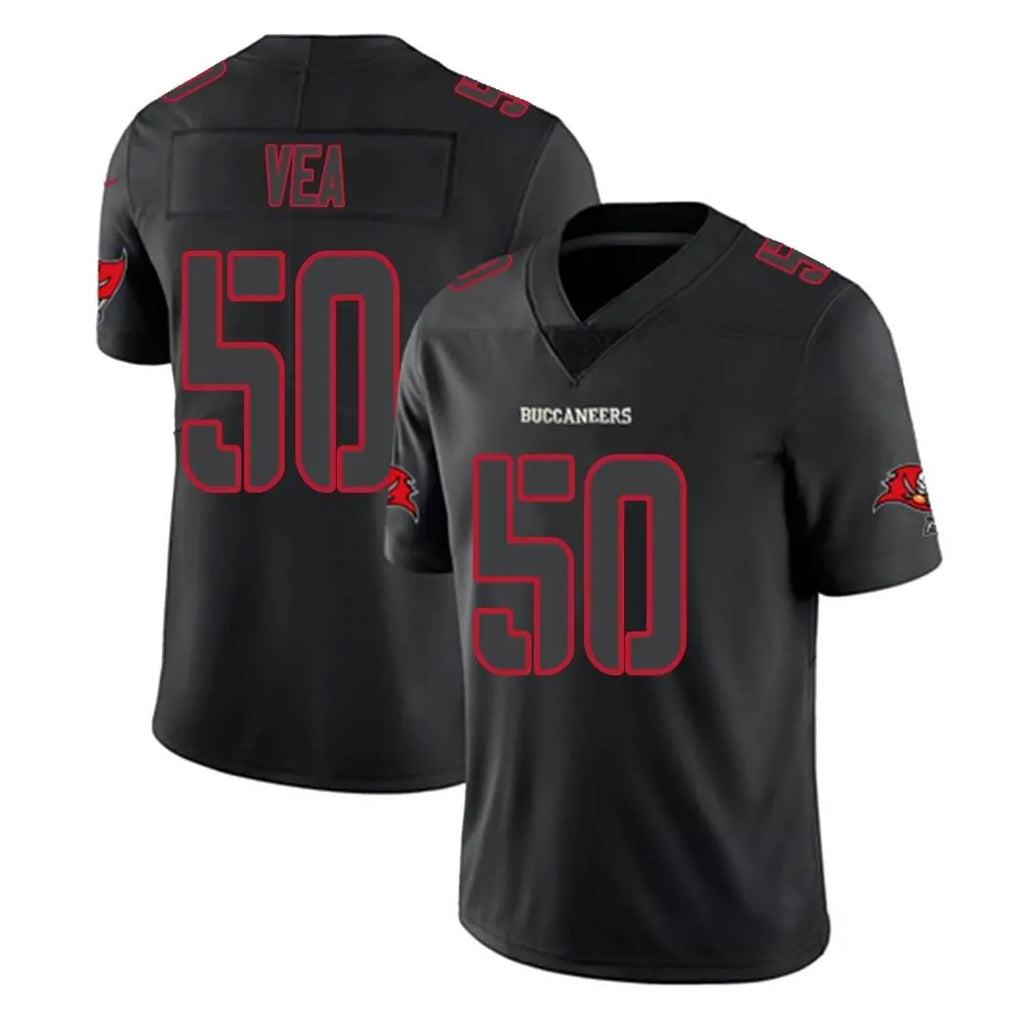CAdoa TB.Buccaneers #50 Vita Vea Player Black Impact Limited Home Game Stitched Jerseys