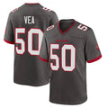 CAdoa TB.Buccaneers #50 Vita Vea Player Pewter Alternate Home Game Stitched Jerseys
