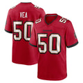 CAdoa TB.Buccaneers #50 Vita Vea Player Red Home Game Stitched Jerseys