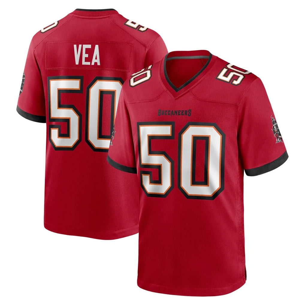 CAdoa TB.Buccaneers #50 Vita Vea Player Red Home Game Stitched Jerseys
