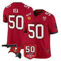 CAdoa TB.Buccaneers #50 Vita Vea Player Red Limited 2026 Season Vapor F.U.S.E. Home Game Stitched Jerseys
