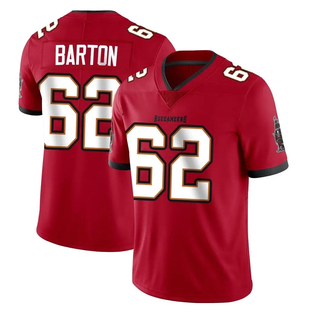 CAdoa TB.Buccaneers #62 Graham Barton Player Red Limited Vapor Home Game Stitched Jerseys