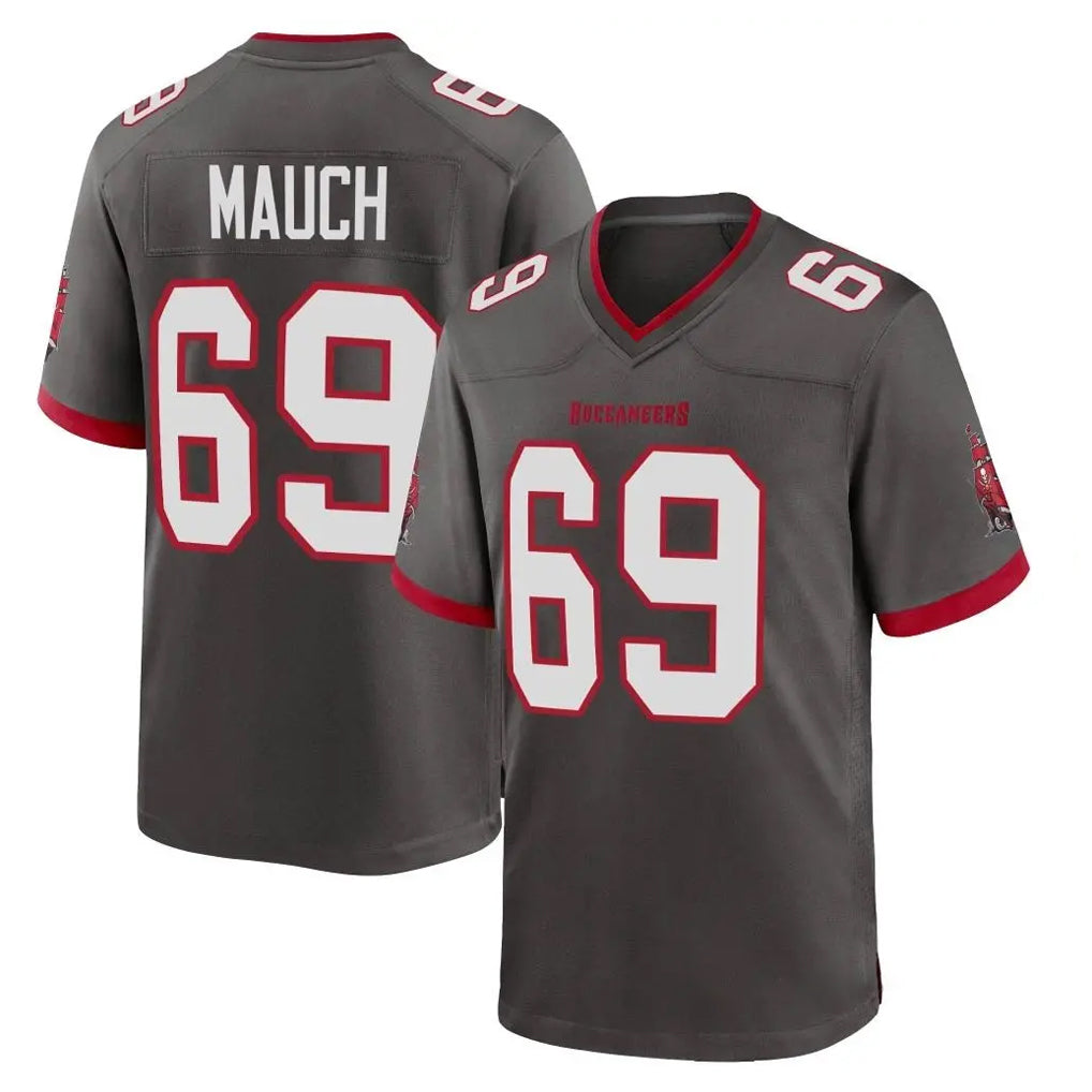 CAdoa TB.Buccaneers #69 Cody Mauch Player Pewter Alternate Home Game Stitched Jerseys